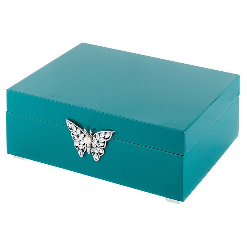 Шкатулка Turquoise Box With Butterfly Бирюзовый в Сочи | Loft Concept 