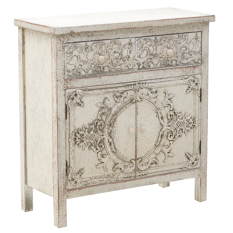 Комод в стиле прованс Senchia Provence Chest of Drawers Молочный в Сочи | Loft Concept 