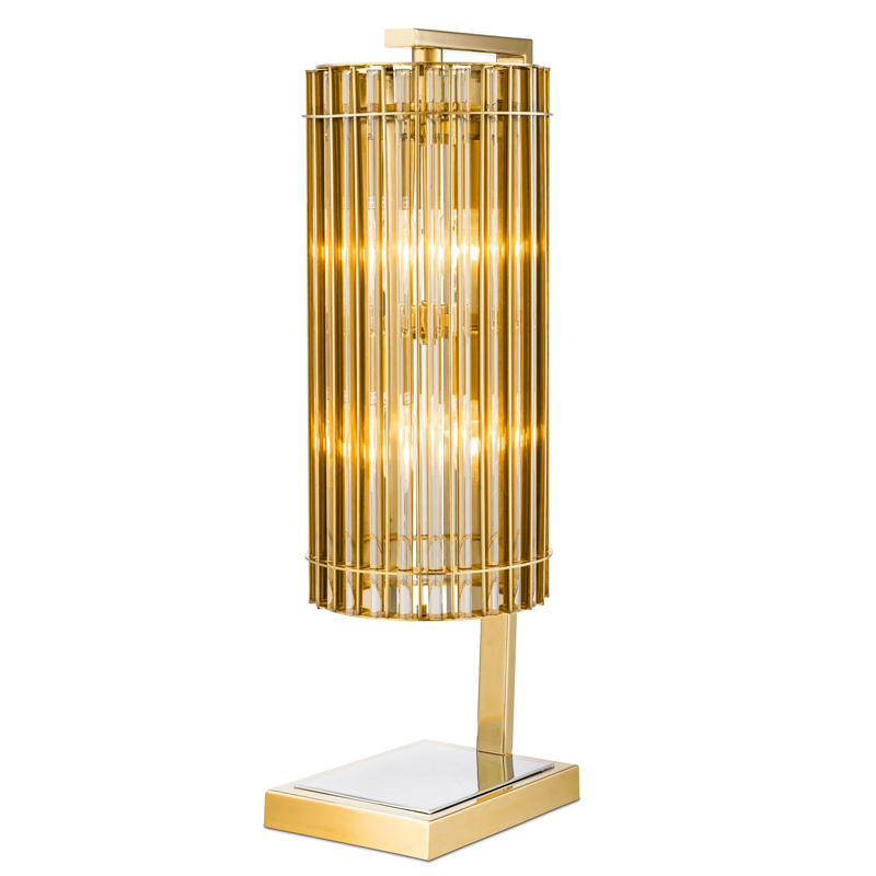 Настольная лампа Eichholtz Table Lamp Pimlico Gold Глянцевое золото Никель Золотой Шампань в Сочи | Loft Concept 