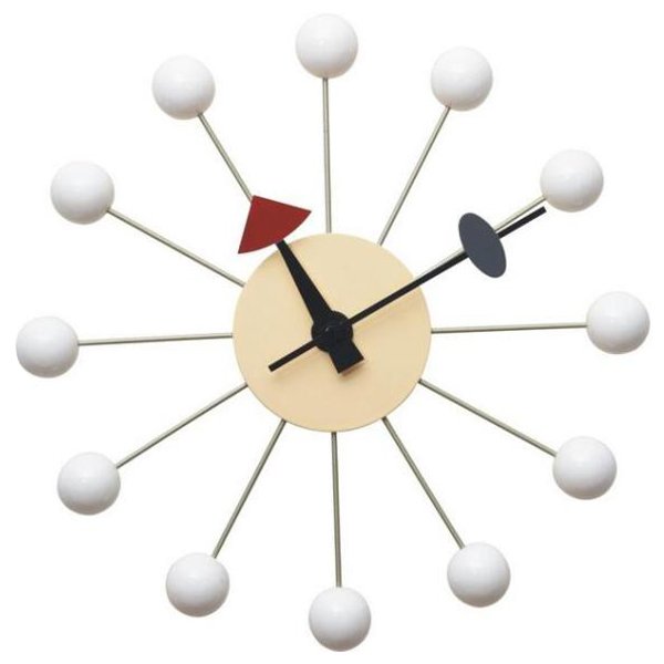 Часы George Nelson Ball Clock White Белый в Сочи | Loft Concept 