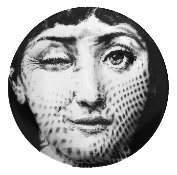 Декоративная тарелка Fornasetti 130 Черный Декоративная тарелка Fornasetti 130 Черный в Сочи | Loft Concept