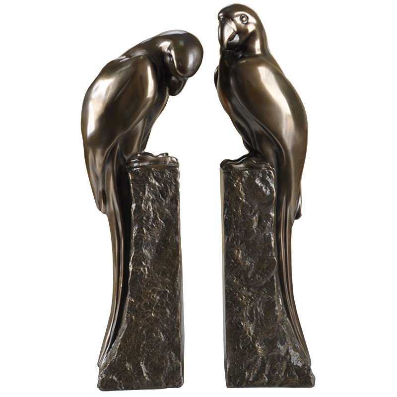 Держатель для книг Bookend Perroquet set of 2 Темная бронза в Сочи | Loft Concept 