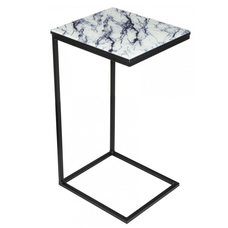 Приставной стол Zermatt Side Table white marble Белый Мрамор Bianco в Сочи | Loft Concept 