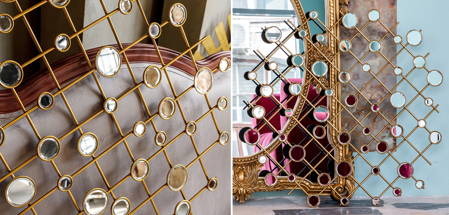 Арт-объект Brianna mirrored raindrops - фото