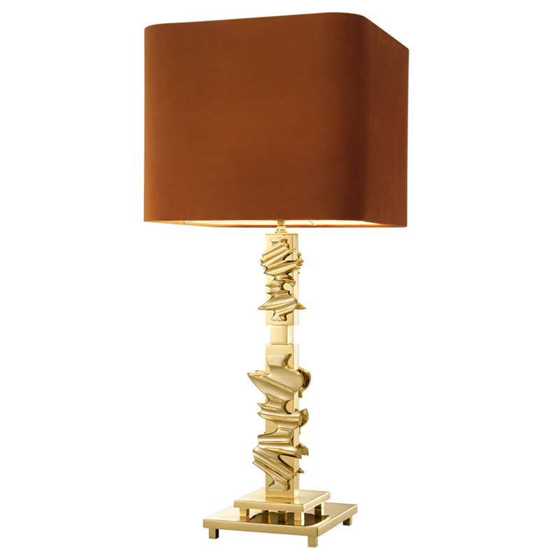 Настольная лампа Eichholtz Table Lamp Abruzzo brass Латунь Оранжевый в Сочи | Loft Concept 