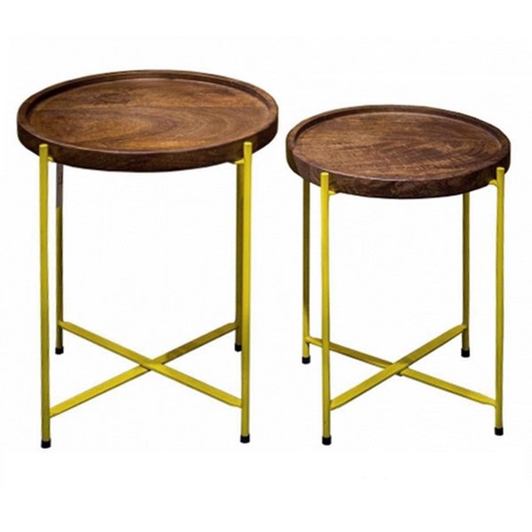 Комплект столиков Round side table set Акация в Сочи | Loft Concept 