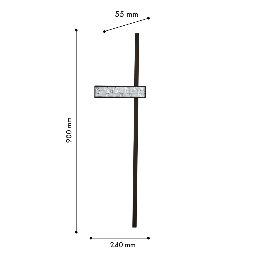 Бра с декором из перламутровой морской ракушки Touch of Marine Charm в Сочи