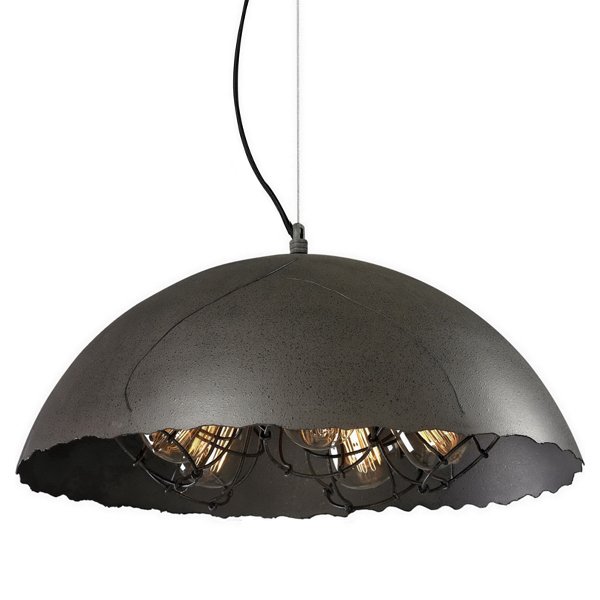 Подвесной светильник Uneven Edge Loft Pendant lamp 5 Графит в Сочи | Loft Concept 