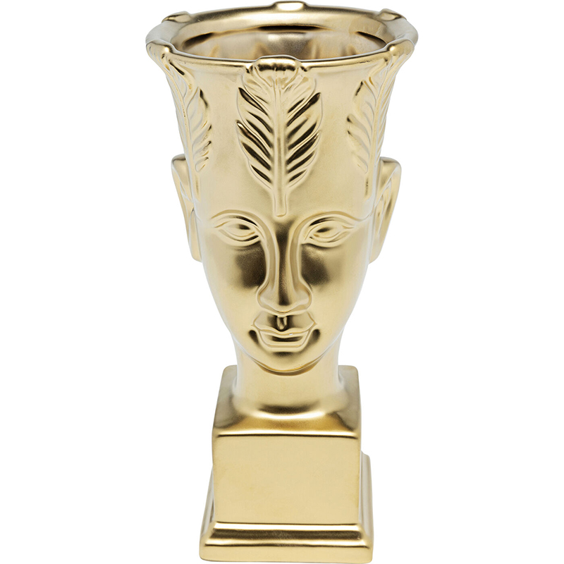 Ваза Golden Face Vase 26 Золотой в Сочи | Loft Concept 