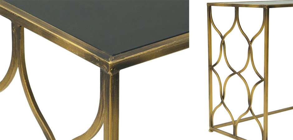 Консоль Golden Broken Rhombuses - Loft-Concept в Сочи