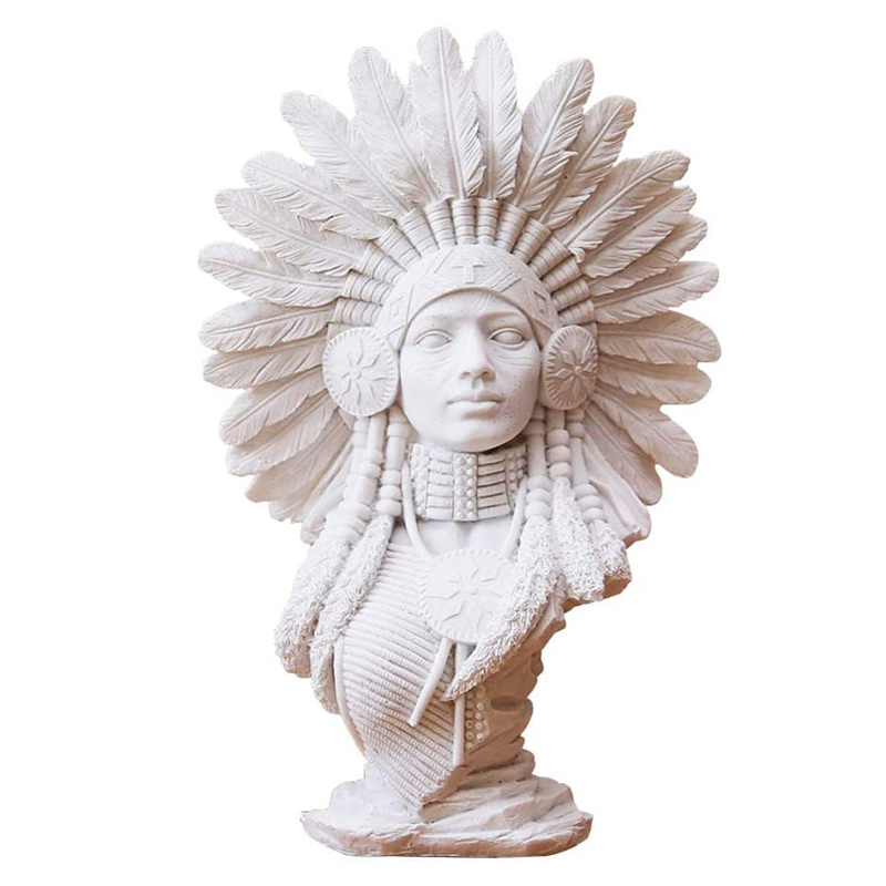 Native american indian figurine B Белый в Сочи | Loft Concept 