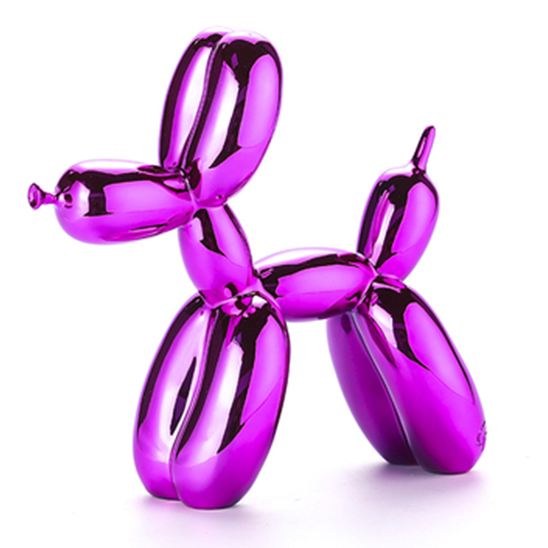 Статуэтка Jeff Koons Balloon Dog medium Purple Пурпурно-фиолетовый в Сочи | Loft Concept 