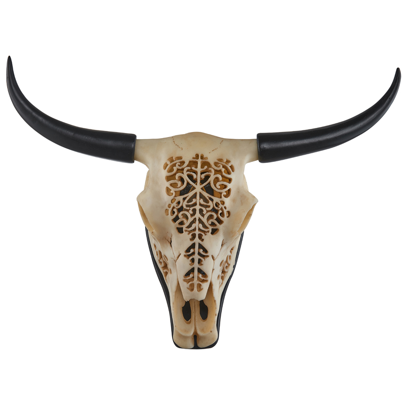 Бра Bull Skull Sconce ivory ( слоновая кость ) Черный в Сочи | Loft Concept 