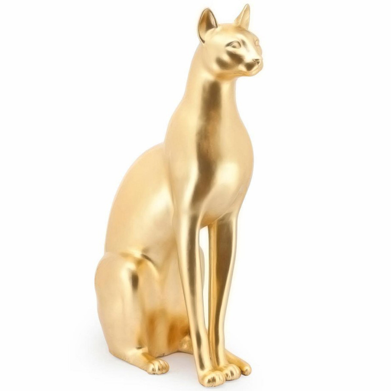 Статуэтка Abhika Egyptian Cat Gold Золотой в Сочи | Loft Concept 