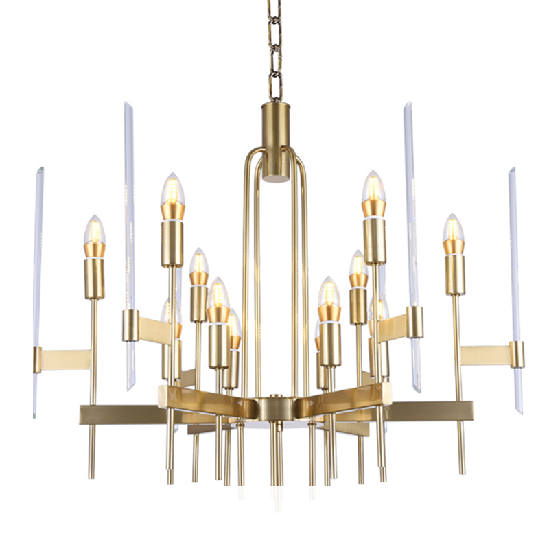 Bari Light Chandelier Aged Brass Золотой в Сочи | Loft Concept 