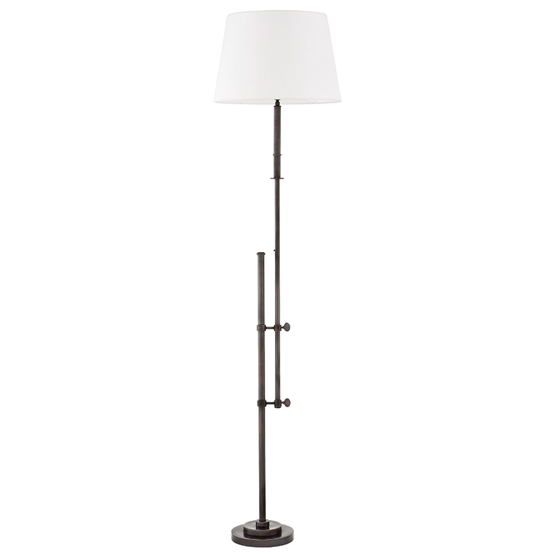 Торшер Eichholtz Floor Lamp Gordini Bronze Белый Темная бронза в Сочи | Loft Concept 