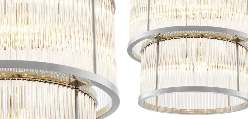 Люстра Chandelier Palmera Nickel - Loft-Concept в Сочи