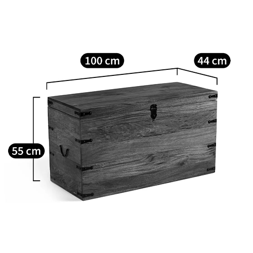 Деревянный сундук из массива манго Mango Wooden Chest Brown в Сочи