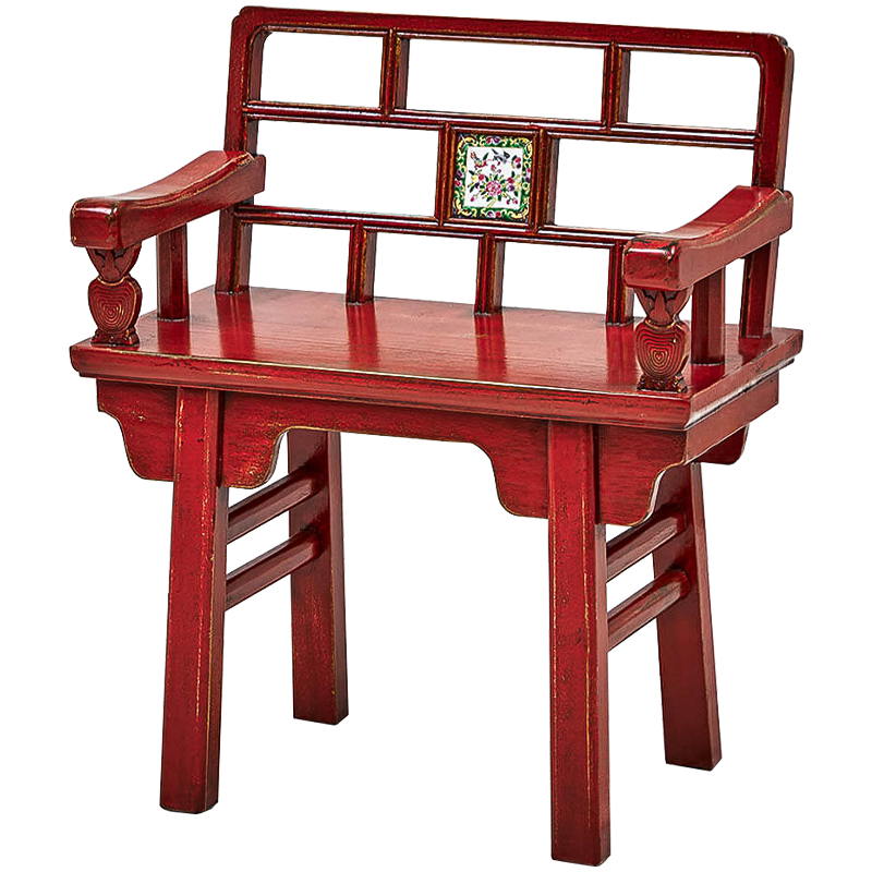 Стул Chinoiserie Red Stool Красный в Сочи | Loft Concept 