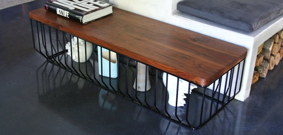 Банкетка-столик Reza Feiz Wired Bench Банкетка-столик Reza Feiz Wired Bench - Loft-Concept в Сочи