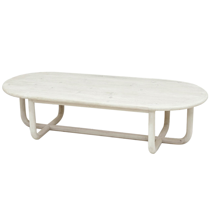 Кофейный стол Mathis Wood Coffee Table ivory ( слоновая кость ) в Сочи | Loft Concept 