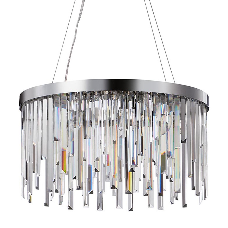 Люстра Bennett Chandelier chrome 60 Хром Прозрачный в Сочи | Loft Concept 