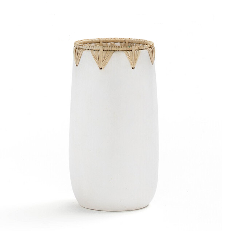 Ваза Ceramic Vase white D13 Белый в Сочи | Loft Concept 