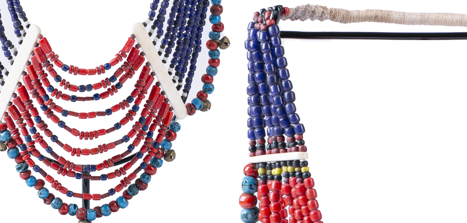 Этническое ожерелье на подставке Line Beads Этническое ожерелье на подставке Line Beads - Loft-Concept в Сочи