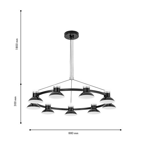 Люстра Celevis Black 92 в Сочи