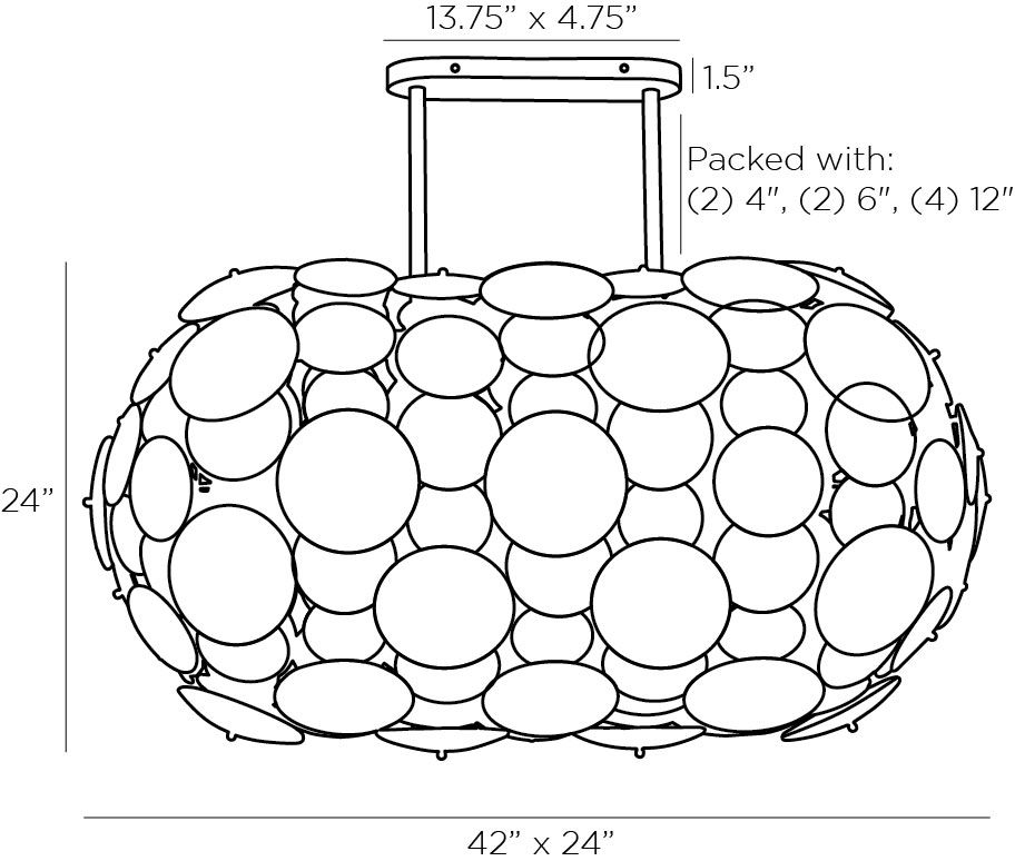 Люстра Arteriors NEBULA CHANDELIER в Сочи