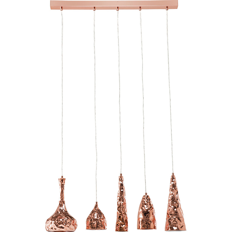 Люстра Several Copper Lamps Медь в Сочи | Loft Concept 