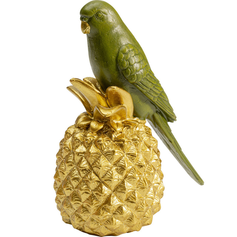 Статуэтка Green Parrot on a Pineapple Зеленый Золотой в Сочи | Loft Concept 