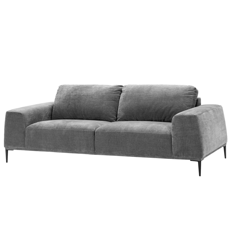 Диван Eichholtz Sofa Montado grey Серый Черный в Сочи | Loft Concept 