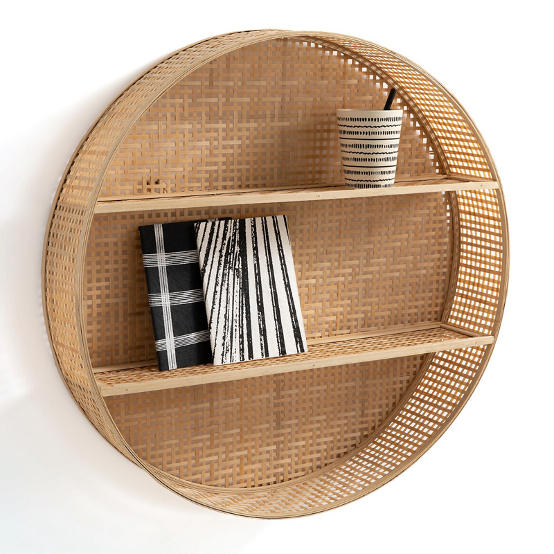 Полка Wicker Bamboo Shelf cells  в Сочи | Loft Concept 