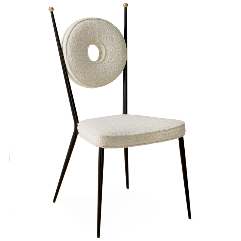 Стул Jonathan Adler Rondo Dining Chair ivory ( слоновая кость ) в Сочи | Loft Concept 