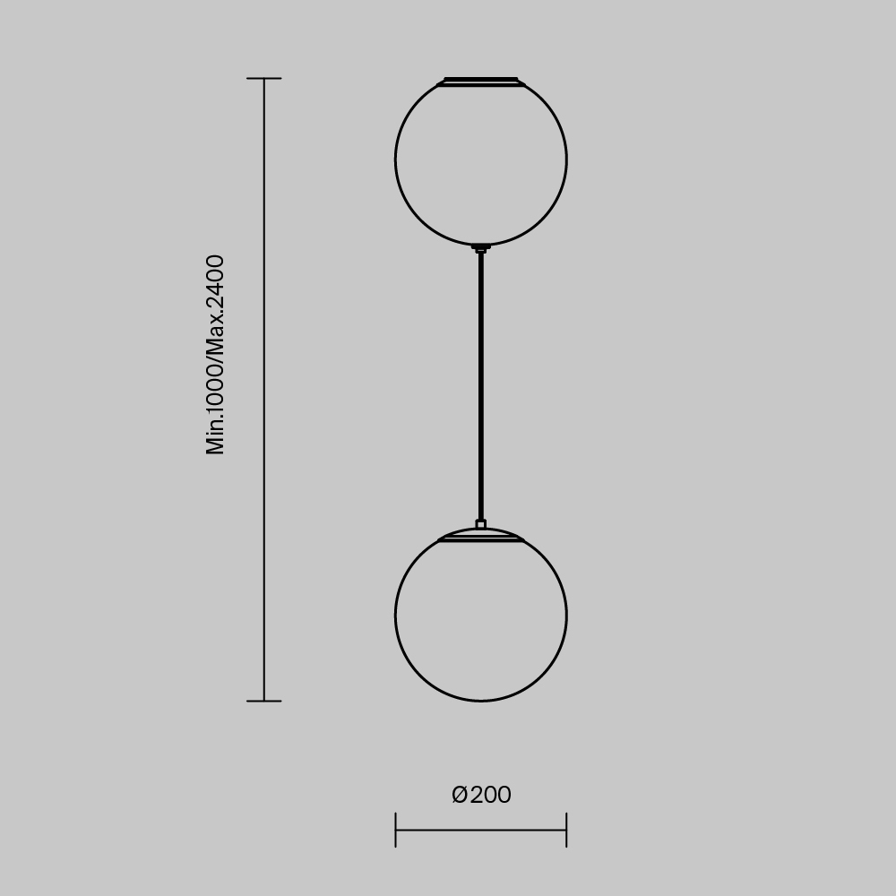 Подвесной светильник Twins 20Вт 3000К в Сочи