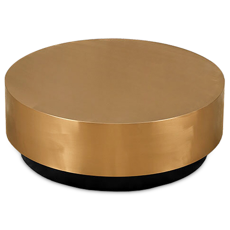 Кофейный столик Gold Washer Coffee Table Золотой Черный в Сочи | Loft Concept 