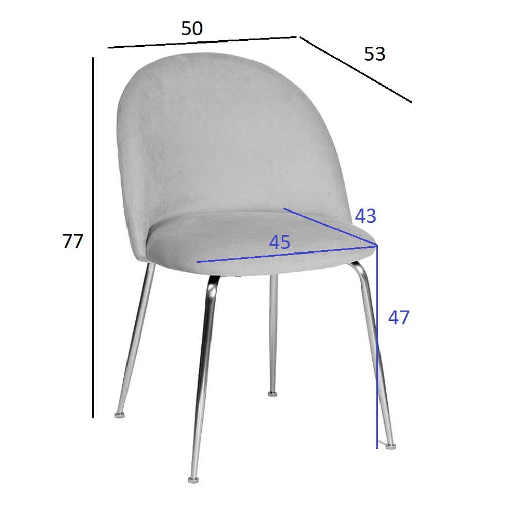 Стул велюровый хаки на золотистых металлических ножках Vendramin Chair в Сочи