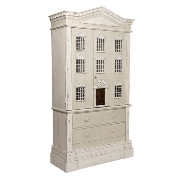 Шкаф "кукольный домик" Dolls House Cabinet ivory ( слоновая кость ) в Сочи | Loft Concept 