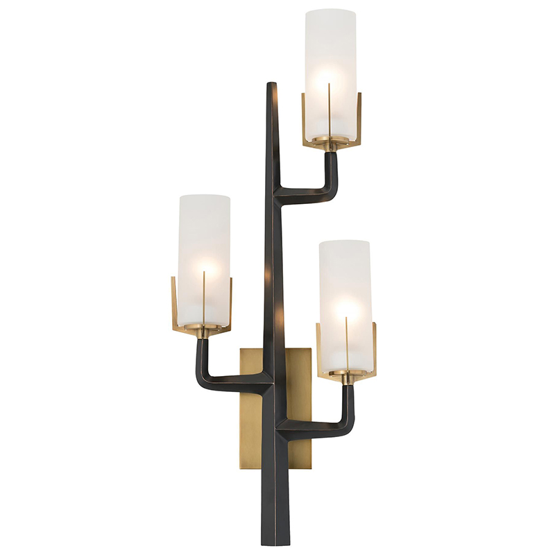 Бра Arteriors GRIFFIN SCONCE Черный Латунь Белый в Сочи | Loft Concept 