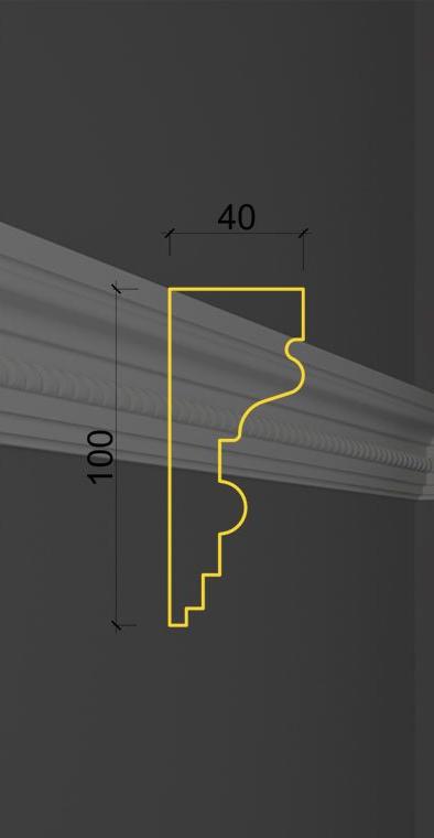 Молдинг с орнаментом MO-01 в Сочи