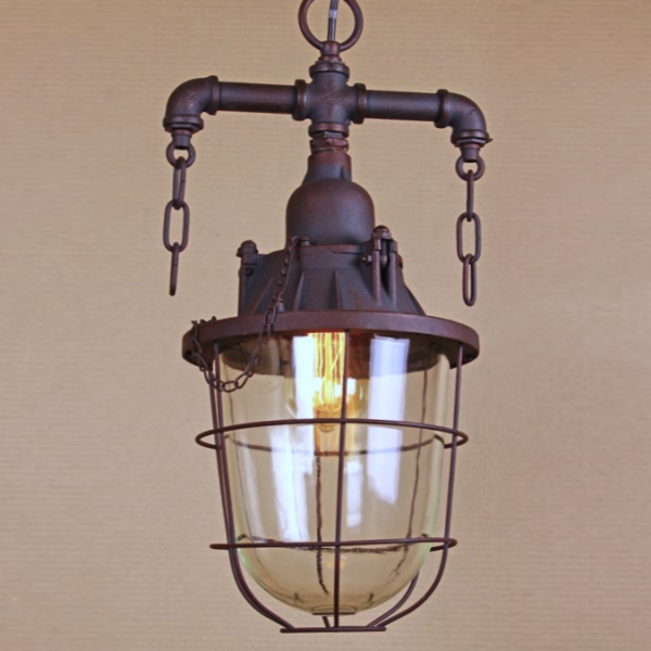 Подвесной светильник Marine Lantern Коричневый в Сочи | Loft Concept 