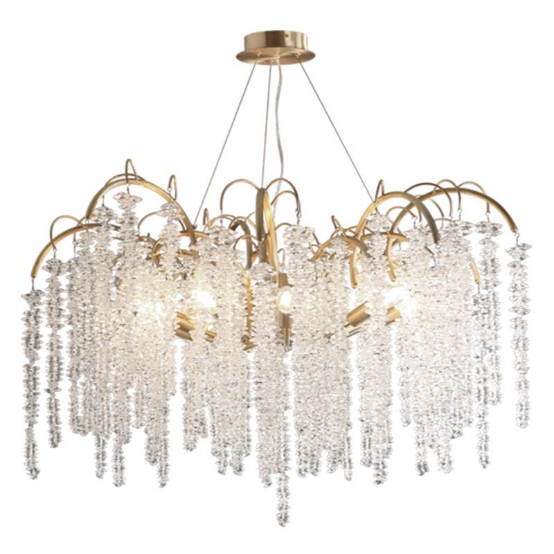 Люстра Orabel Chandelier Золотой Прозрачный (Transparent) в Сочи | Loft Concept 