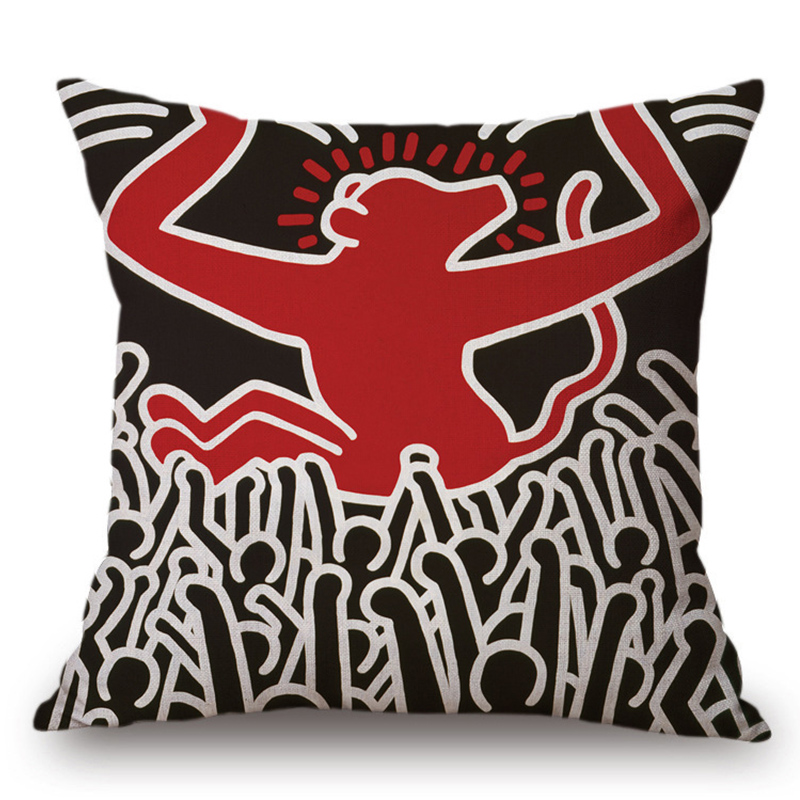 Подушка Keith Haring 10 Мульти в Сочи | Loft Concept 