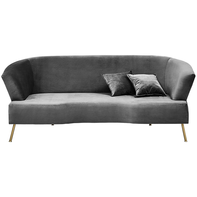 Диван Isis Sofa Gray Серый Золотой в Сочи | Loft Concept 