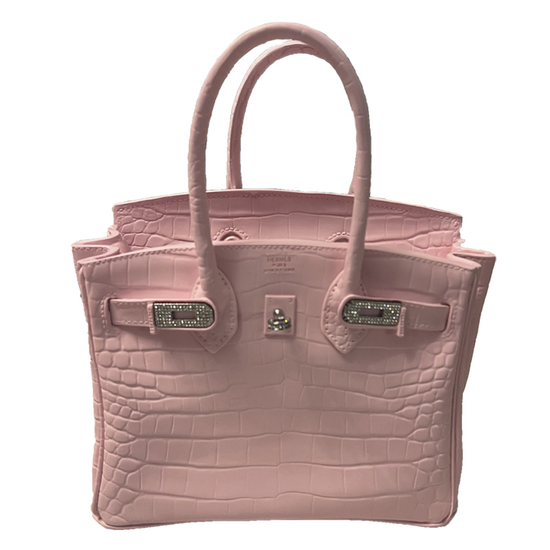 Декоративная ваза в виде сумки Birkin Bag Vase Pink Розовый в Сочи | Loft Concept 