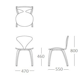 Стул Cherner Side Chair в Сочи