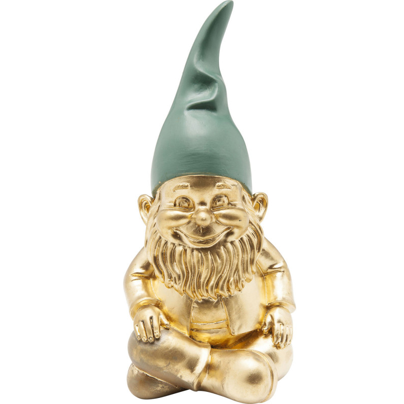 Статуэтка Golden Sitting Gnome Золотой в Сочи | Loft Concept 