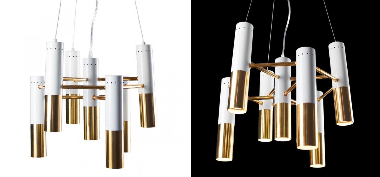 Люстра IKE Delightfull Pendant Белый цвет Диаметр 42 см - фото