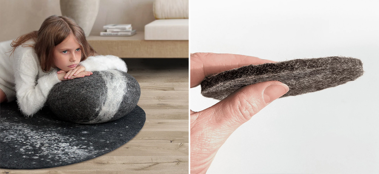 Ковер из Шерсти KATSU "MILKY WAY" - фото